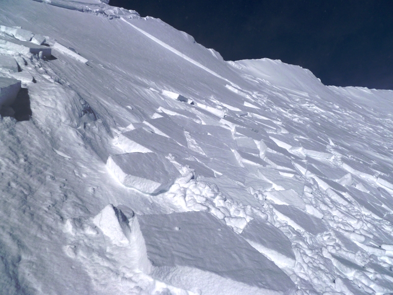 Fresh Wind Slabs Bridger Range 26 Feb 11