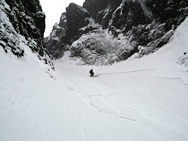 Skier triggered soft slab