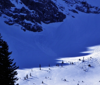 Human Triggered Avalanche  - Northern Bridgers 