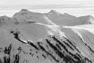 Natural Avalanche up Republic Creek - Cooke City